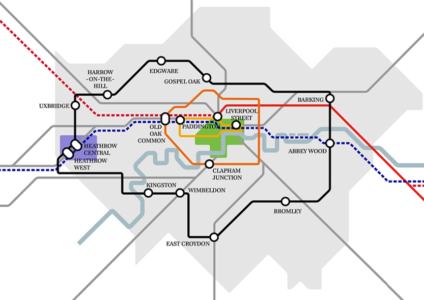 London transportation diagram by WUUDY