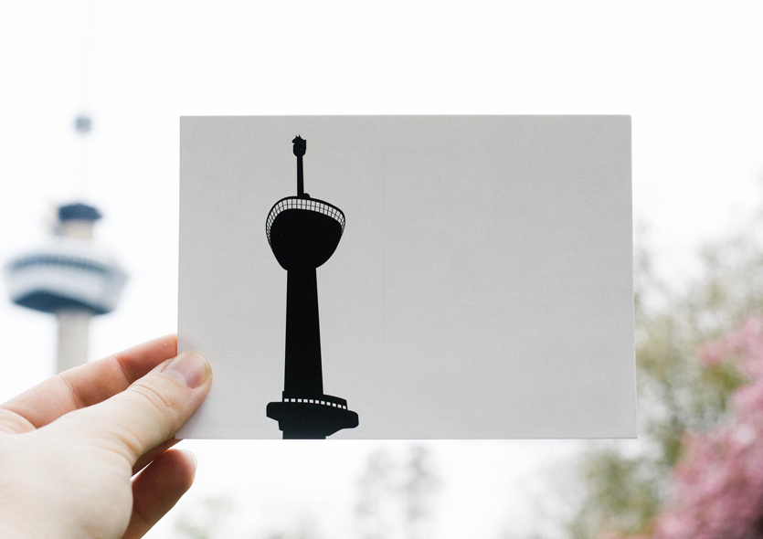 postcard of Euromast by WUUDY