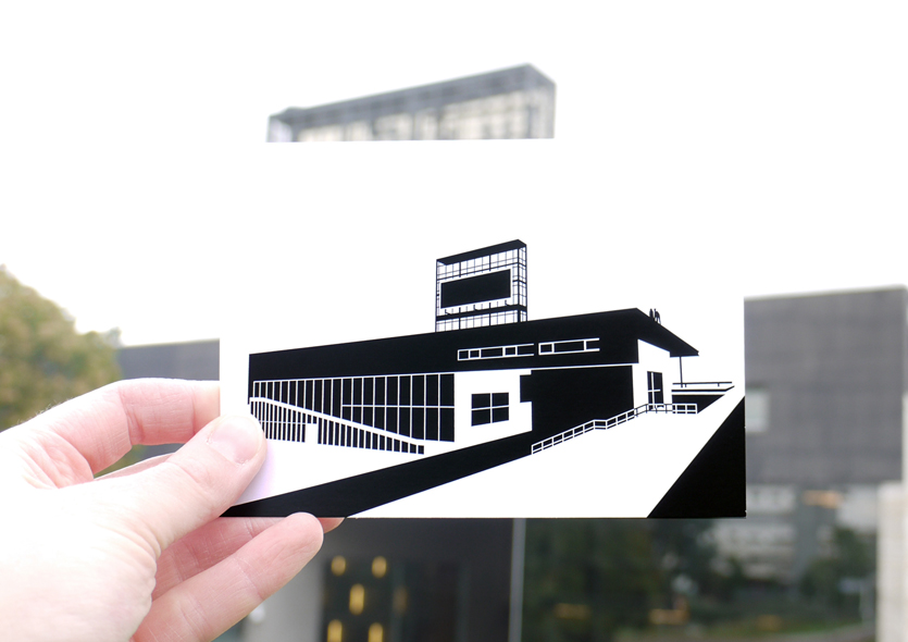 postcard of Kunsthal Rotterdam by WUUDY