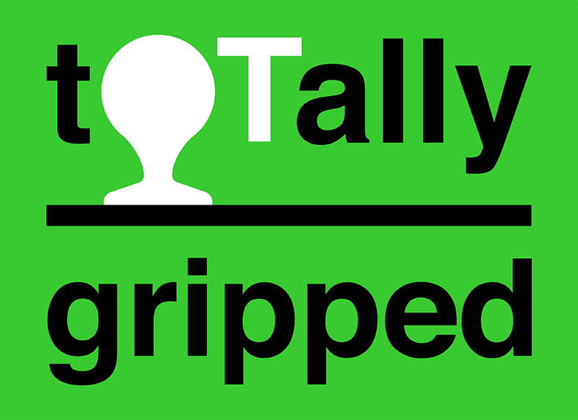 Totally Gripped logo design by WUUDY